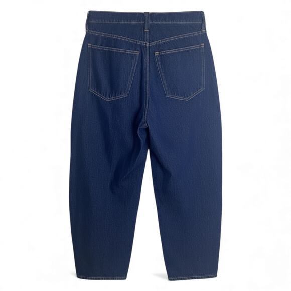 Women's High-Rise Barrel Ankle Jeans - Universal Thread - Rinse Dark Wash - 2 - Picture 2 of 2